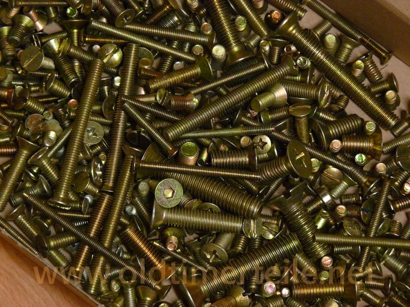 Tornillos de cabeza avellanada