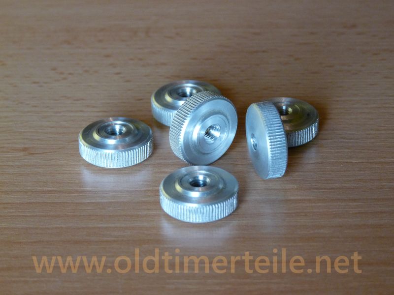 Knurled head nut