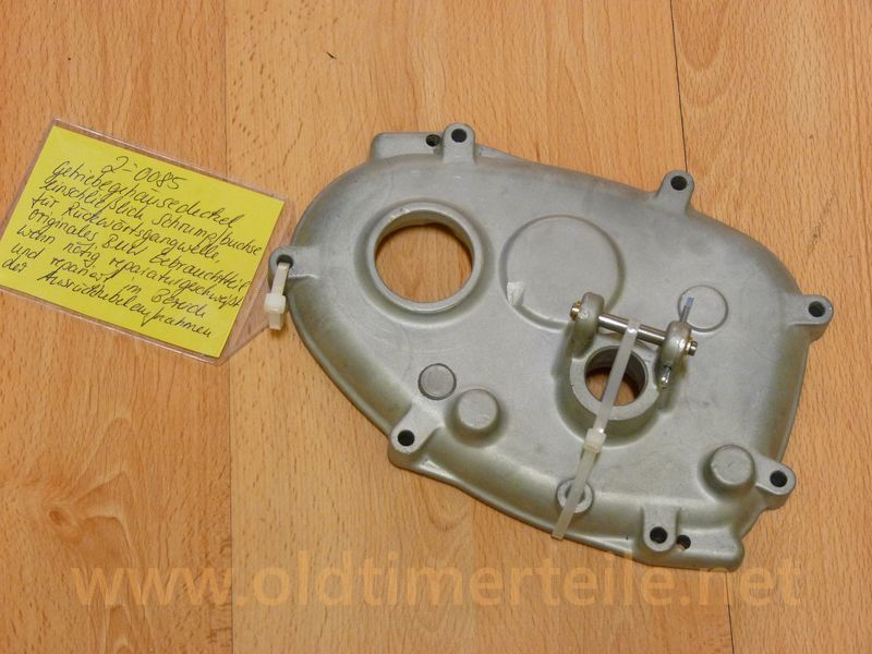 Cover for gear box housing