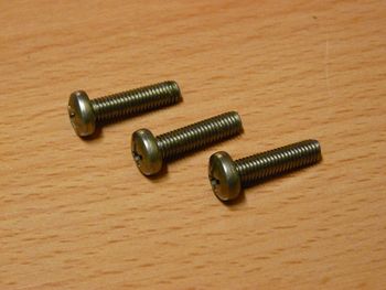 Lens head screw