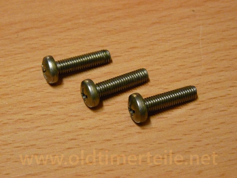 Lens head screw