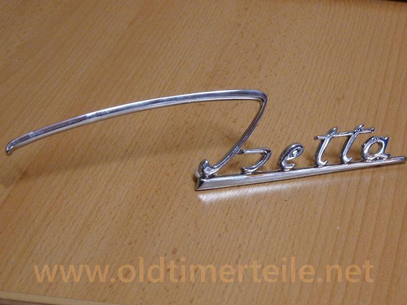 Script nameplate "Isetta"