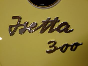 Schriftzug "Isetta"
