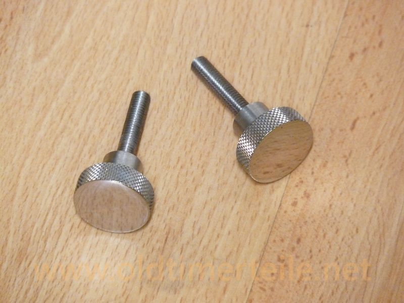 Knurled head screw