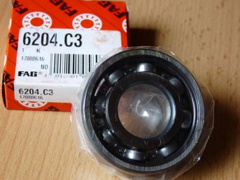 Grooved ball bearing