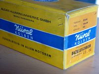 Mahle, Nüral, Kolbenschmidt 3rd oversize 75.44 or 75.45 mm complete with piston rings, piston pin and circlips, ready for installation    – image 1