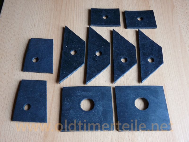 Angle rubber set