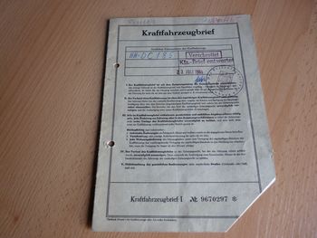 Certificado de matriculación del vehículo