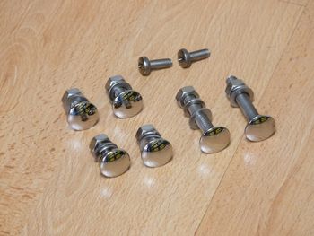 Juego de tornillos, 8 piezas.