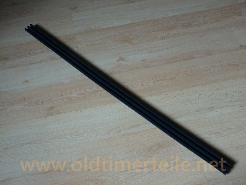 Velvet rubber rail