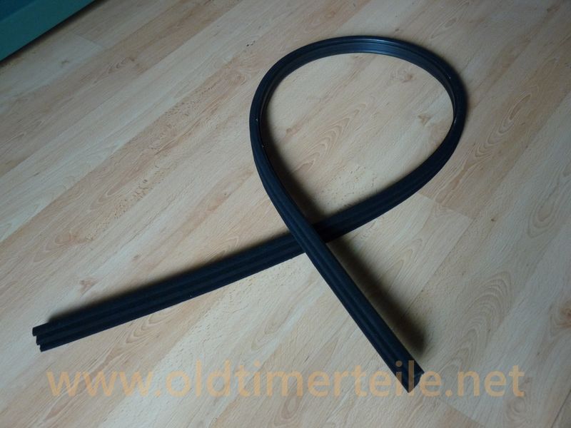 Velvet rubber rail