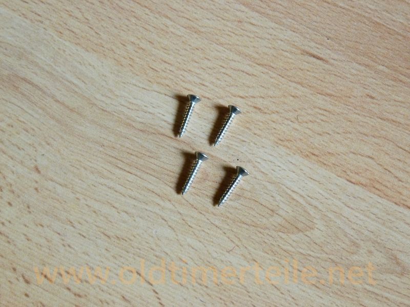 Raised countersunk head self-tapping screw