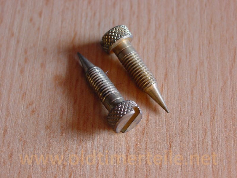 Idle mixture control screw