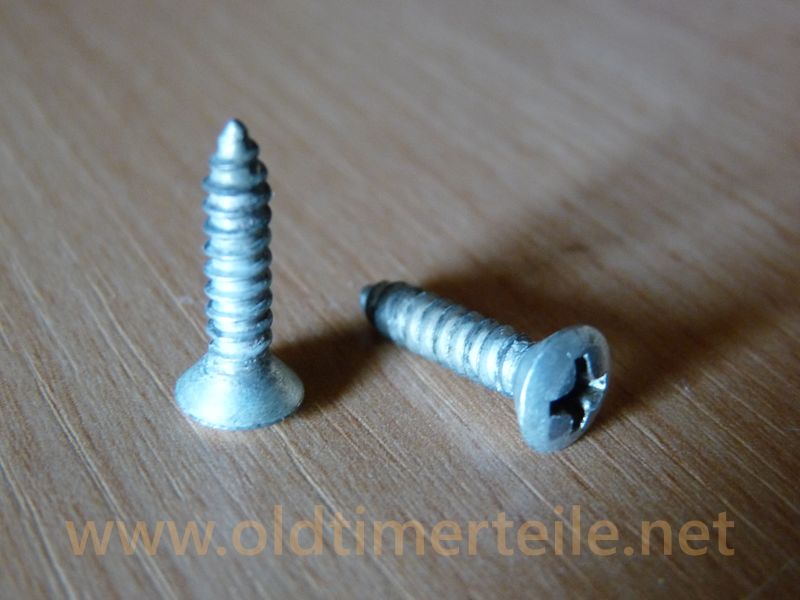 Tornillo de chapa con cabeza redonda