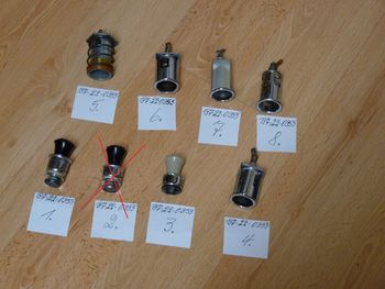 Piezas para encendedores de cigarros