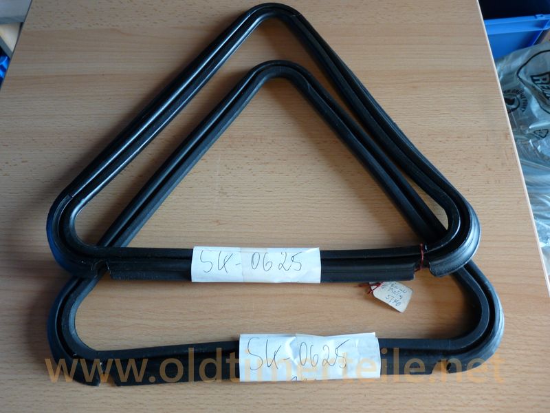 Goma para ventanas triangulares