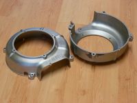 Blower cover, with repaired windings, 1. kerf left hand is for the ignition point, 2. kerf left hand is for upper slack point – image 2